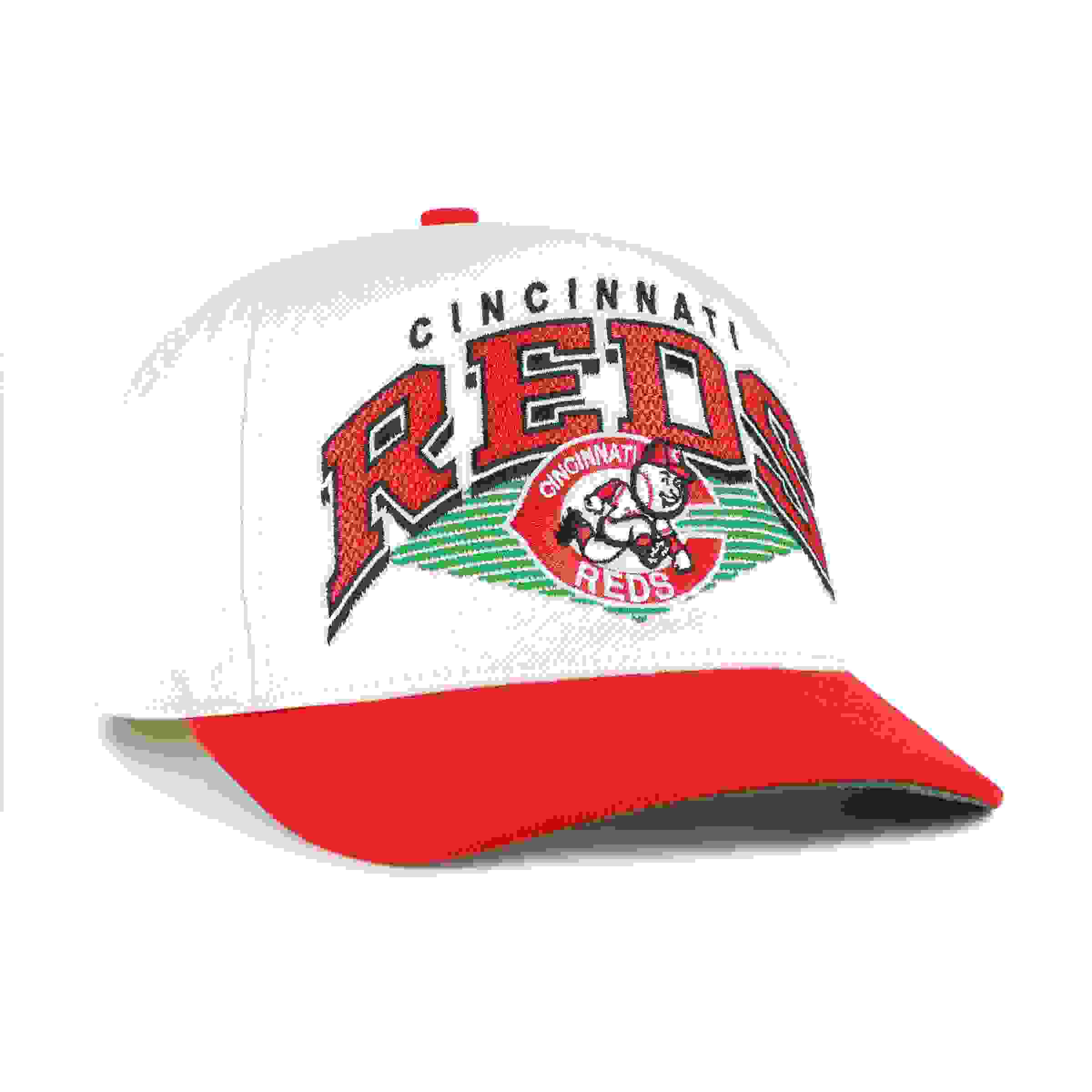 47 Cincinnati Reds Cooperstown Pomona Hitch Snapback Hat - Natural